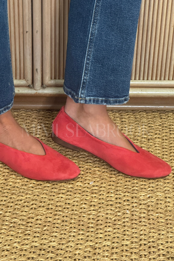 Soho Ballet Flats, red