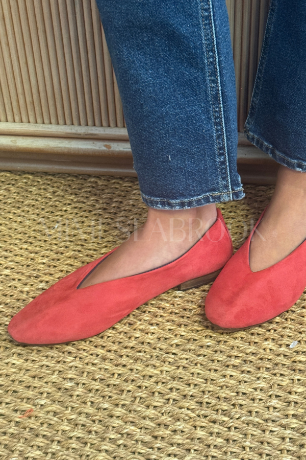 Soho Ballet Flats, red