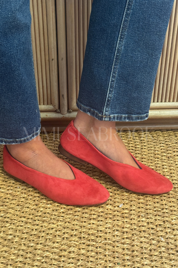 Soho Ballet Flats, red