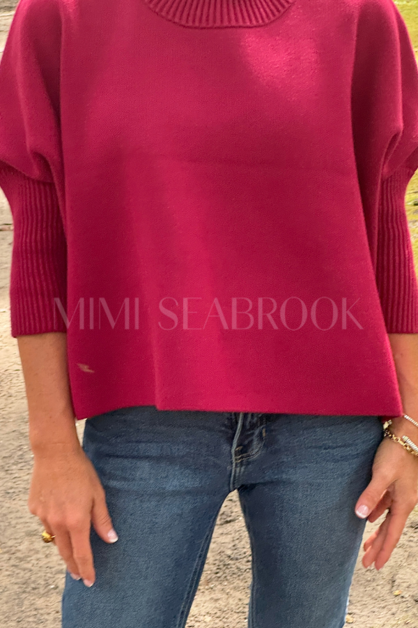 Sophia Sweater, bordeaux