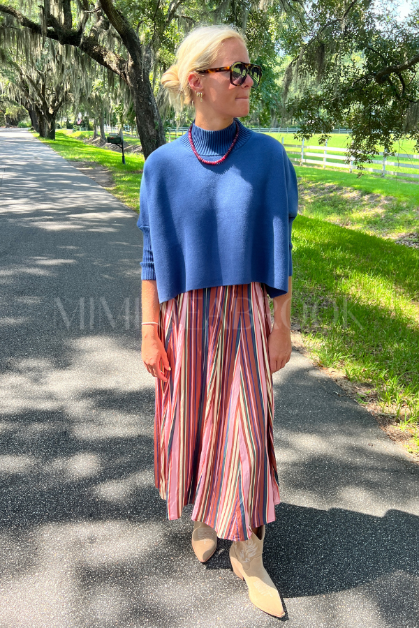 Sophia Sweater, dusty navy