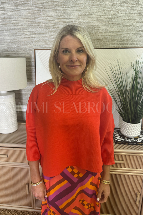 Sophia Sweater, orange