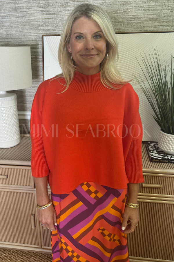 Sophia Sweater, orange