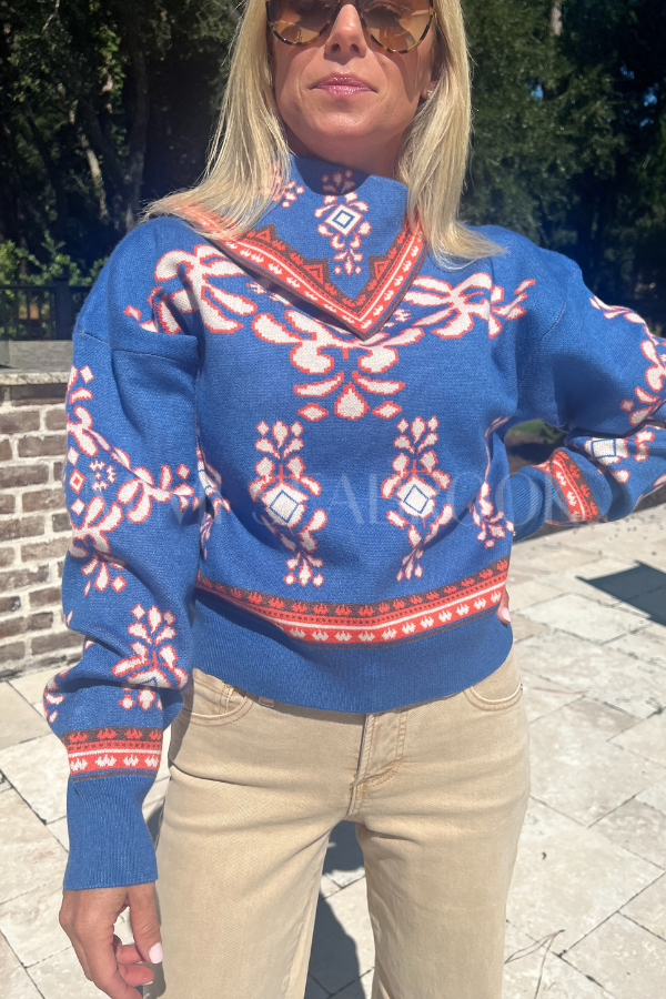 Stansell sweater, blue