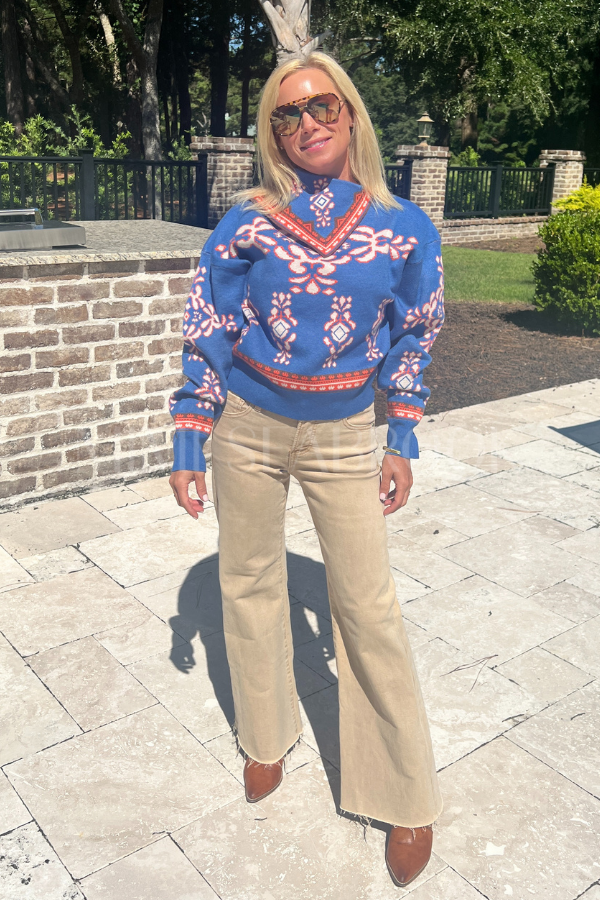 Stansell sweater, blue