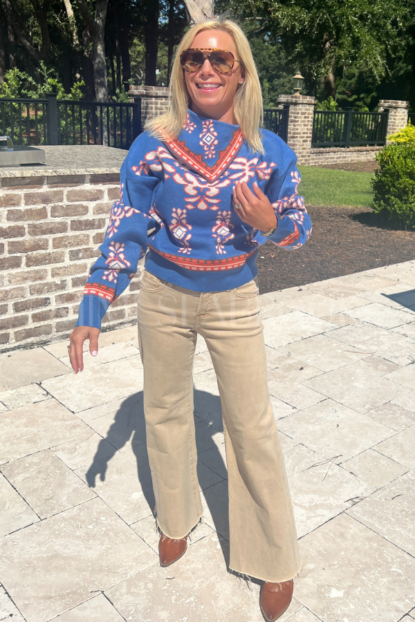 Stansell sweater, blue