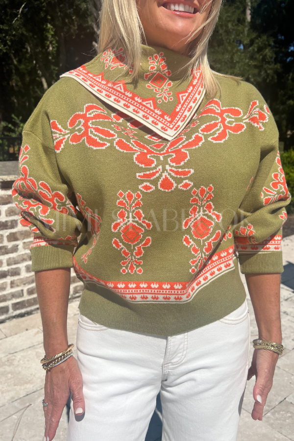 Stansell sweater, olive