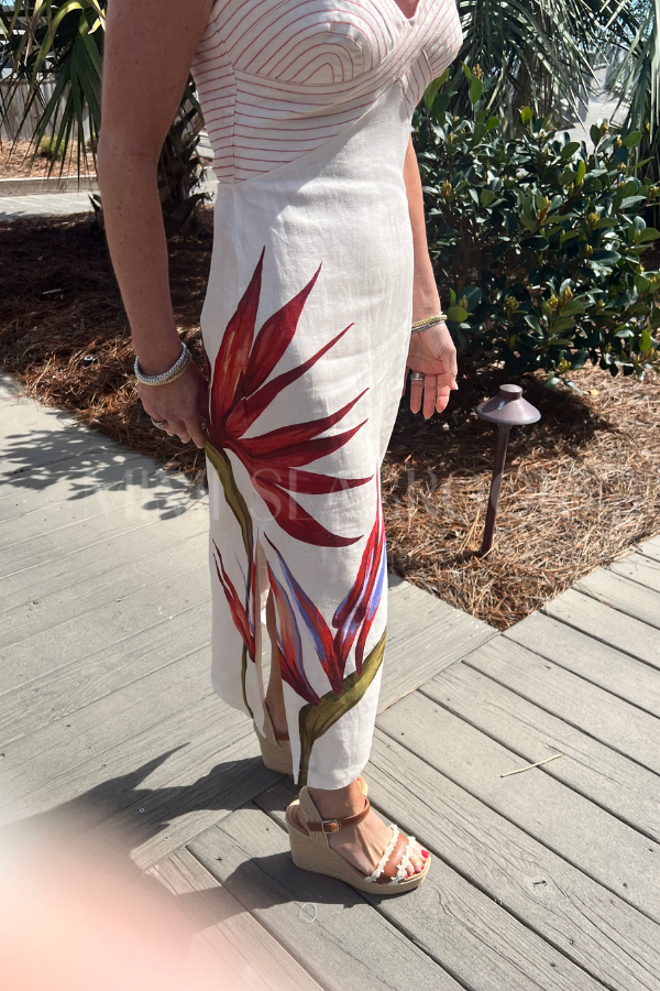 Strelitzia Sand Midi Dress by Farm Rio