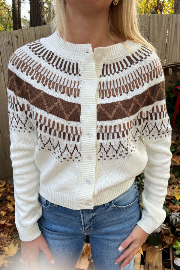 Strickland cardigan sweater