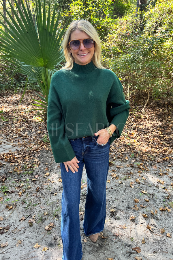 Sumlin sweater, hunter green