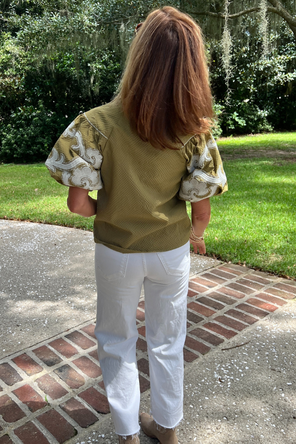 Tabatha top, olive