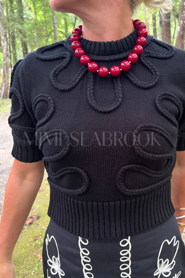 Tammy Sweater, Black by Cleobella