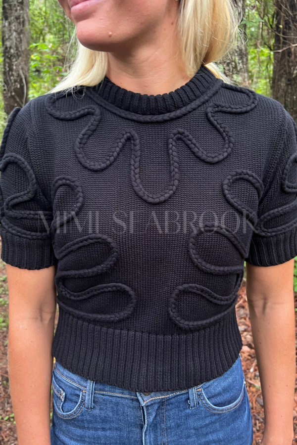 Tammy Sweater, Black by Cleobella