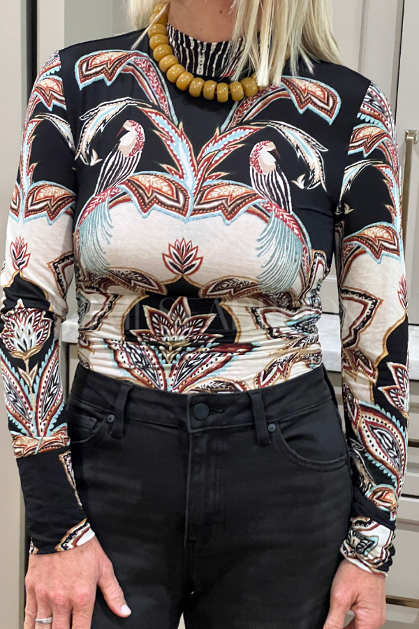 Tapestry Dream Jersey Blouse by Farm Rio