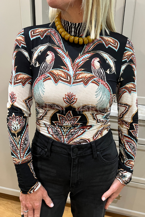 Tapestry Dream Jersey Blouse by Farm Rio