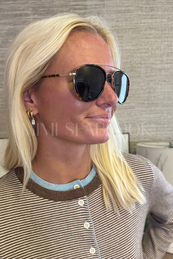 Tatum Sunglasses, tort/green