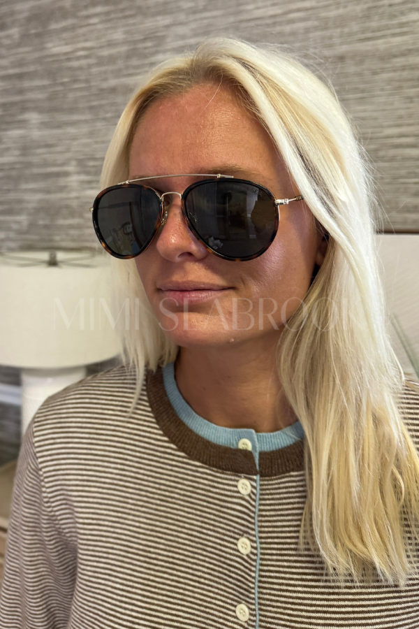 Tatum Sunglasses, tort/green