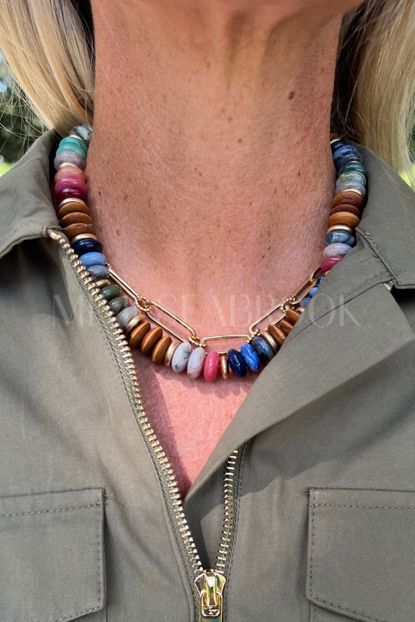 Tidal necklace, multi