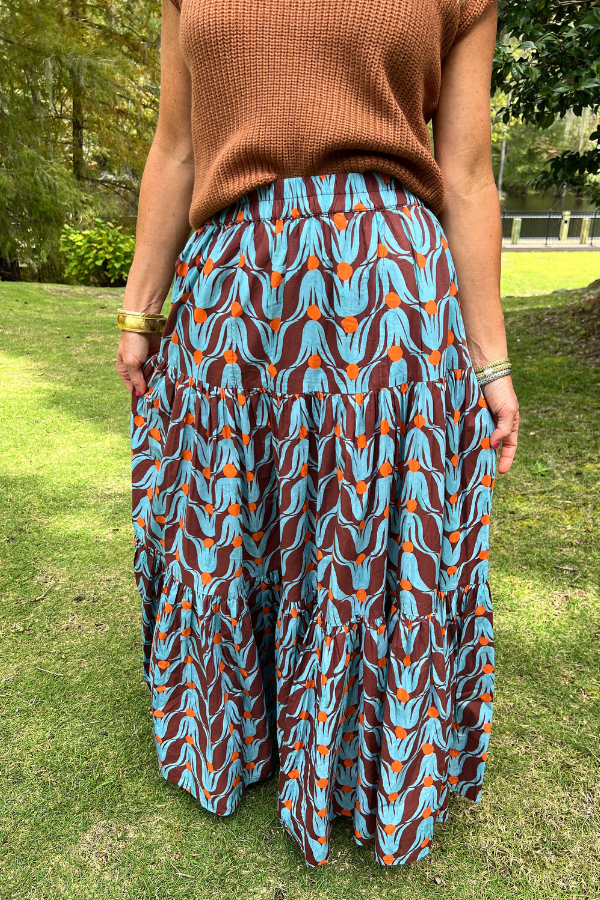 Tiered Maxi Skirt by Oliphant