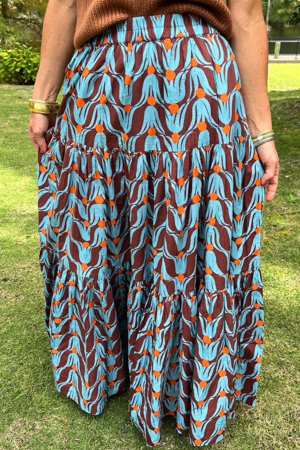 Tiered Maxi Skirt by Oliphant