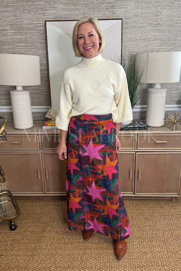 Tiffany Skirt, multi by Briton Court