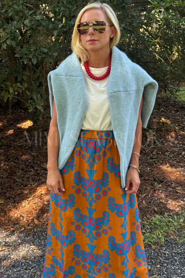 Trout sweater, blue