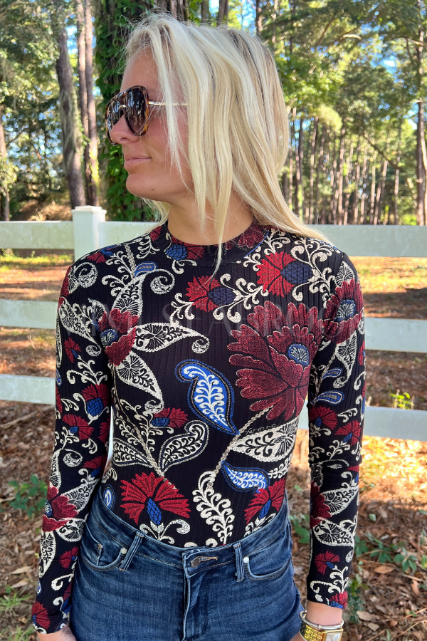 Valentina Bodysuit Top by Farm Rio