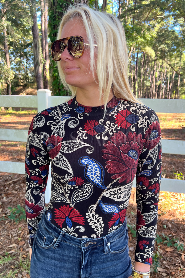 Valentina Bodysuit Top by Farm Rio