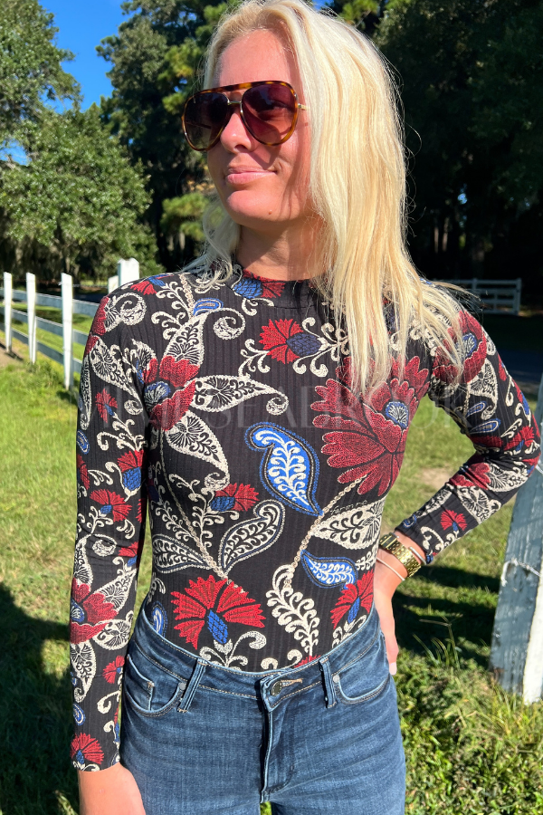 Valentina Bodysuit Top by Farm Rio