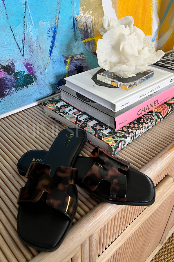 Verity sandals, tortoise