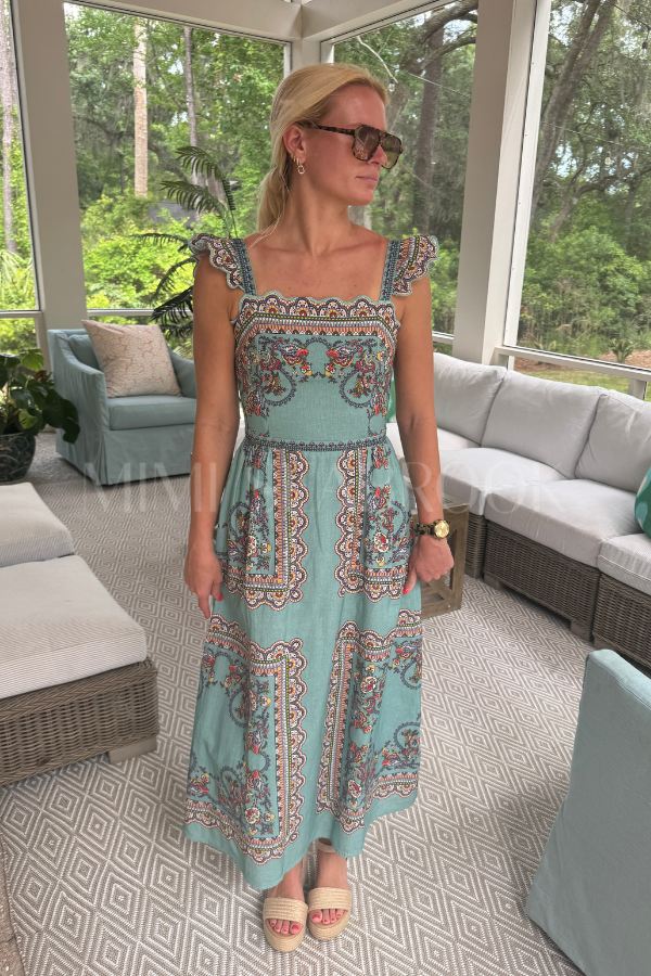 Veronique Ankle Dress, Bleura by Cleobella