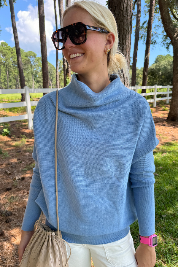 Vicki sweater, sky blue