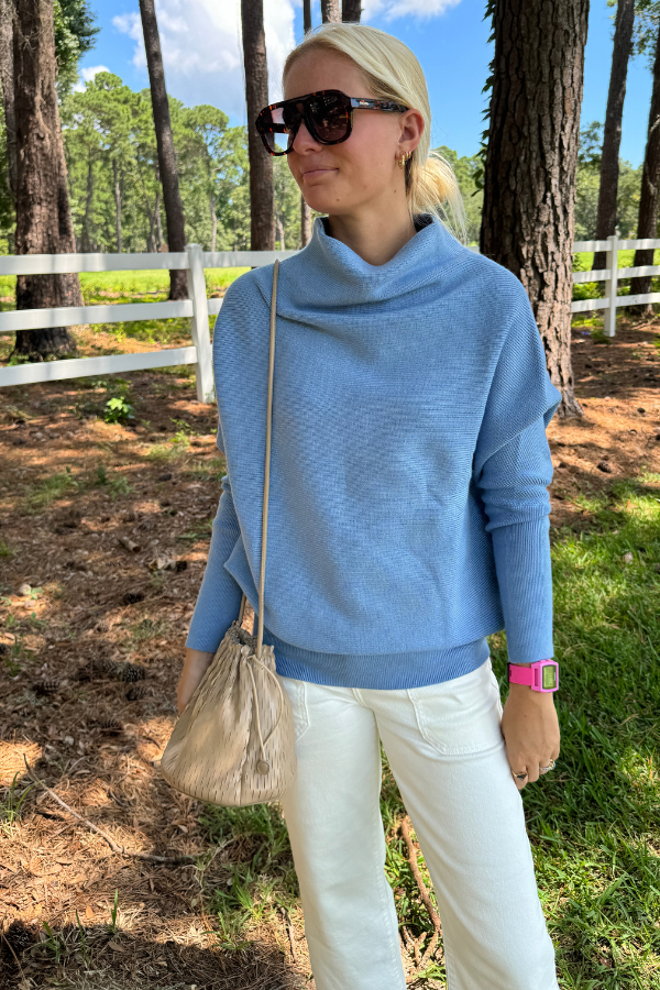 Vicki sweater, sky blue