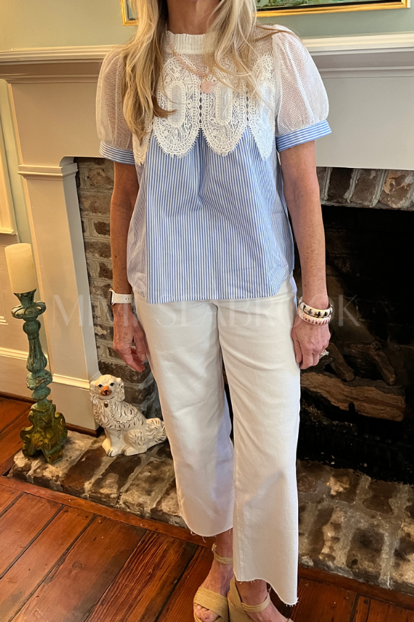 Vickie top, blue