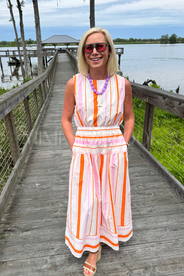 Whitby dress, pink