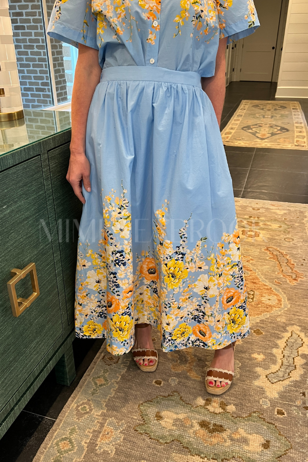 Windsor skirt, blue