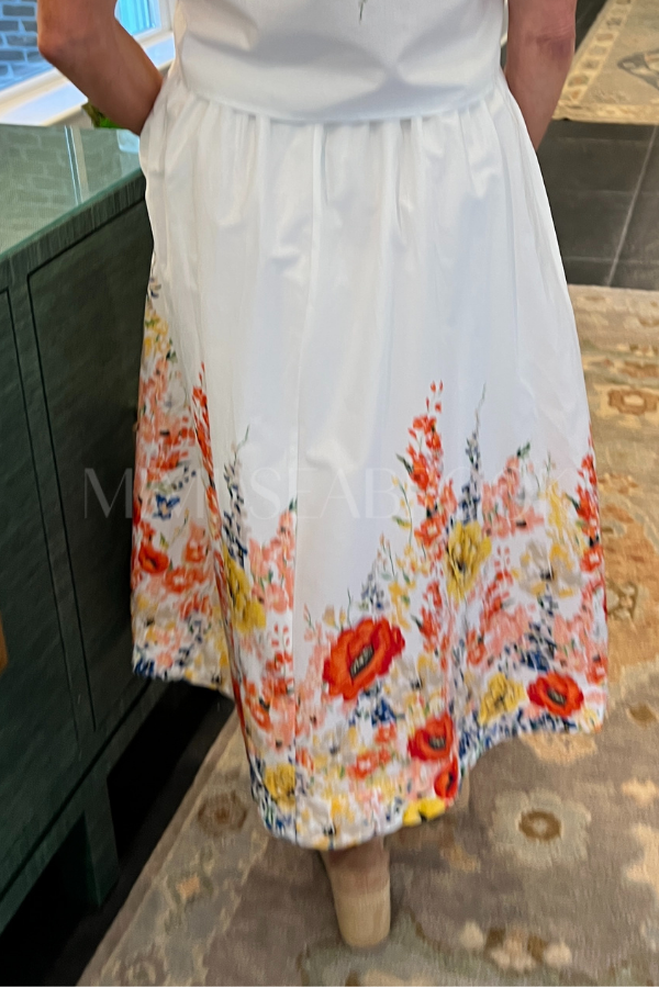 Windsor skirt, off white