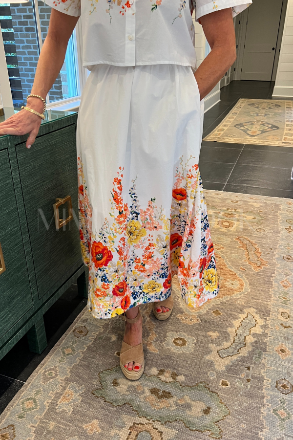 Windsor skirt, off white