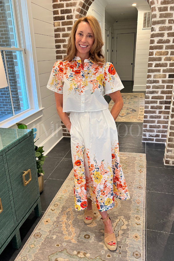 Windsor skirt, off white