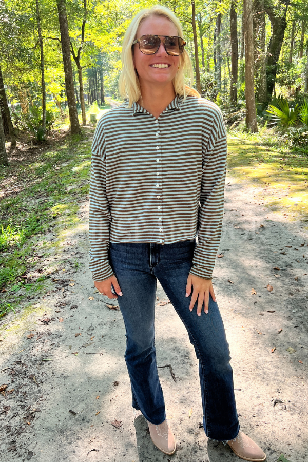 Winnie sweater, blue/brown