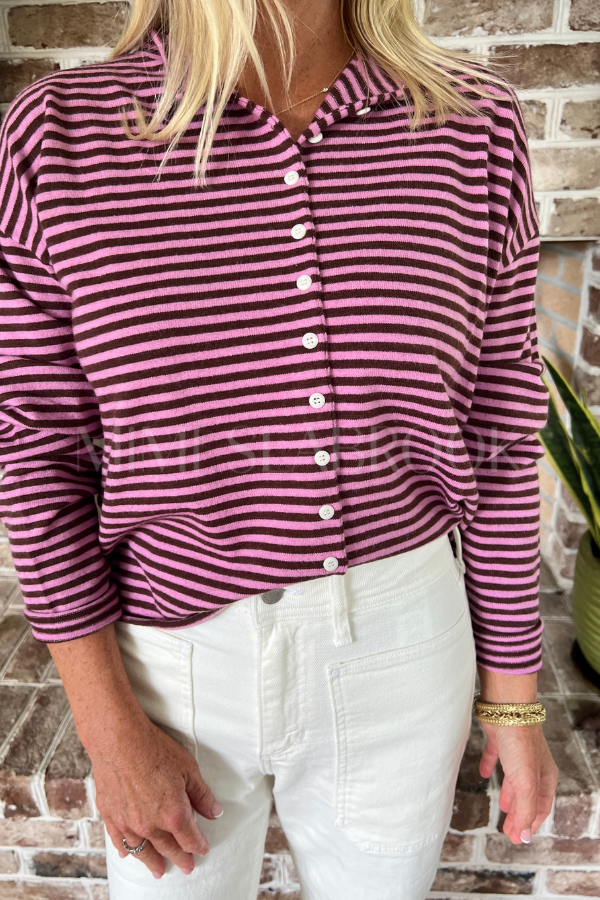 Winnie sweater, brown/lilac