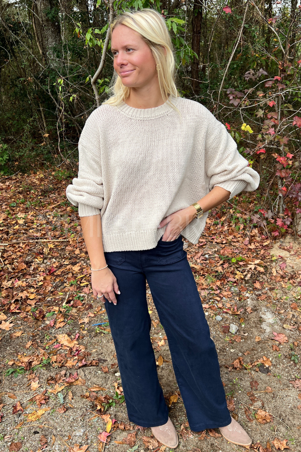 Winston sweater, stone