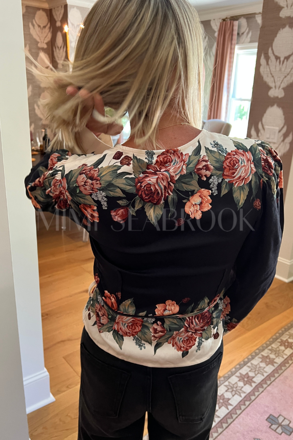 Winter Floral Blouse by Farm Rio