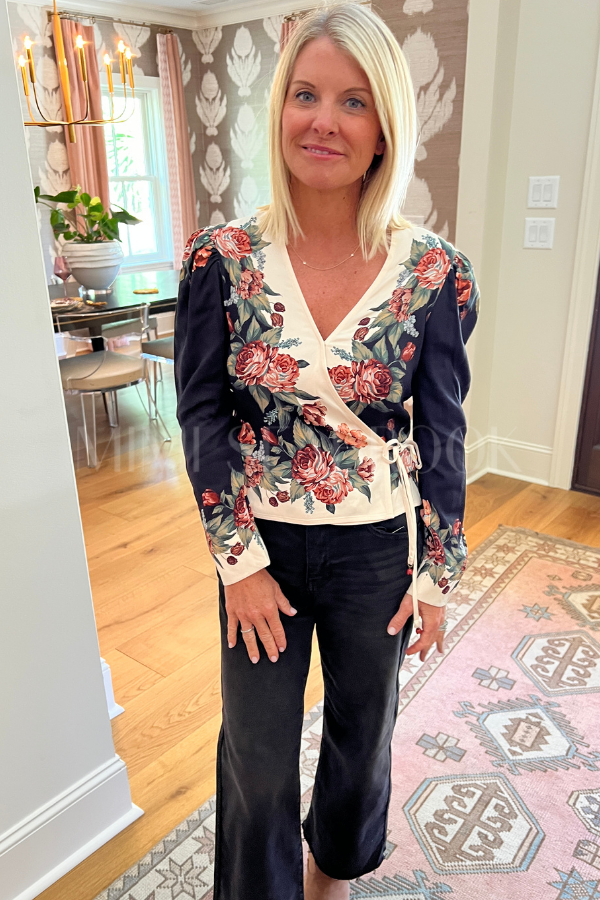 Winter Floral Blouse by Farm Rio
