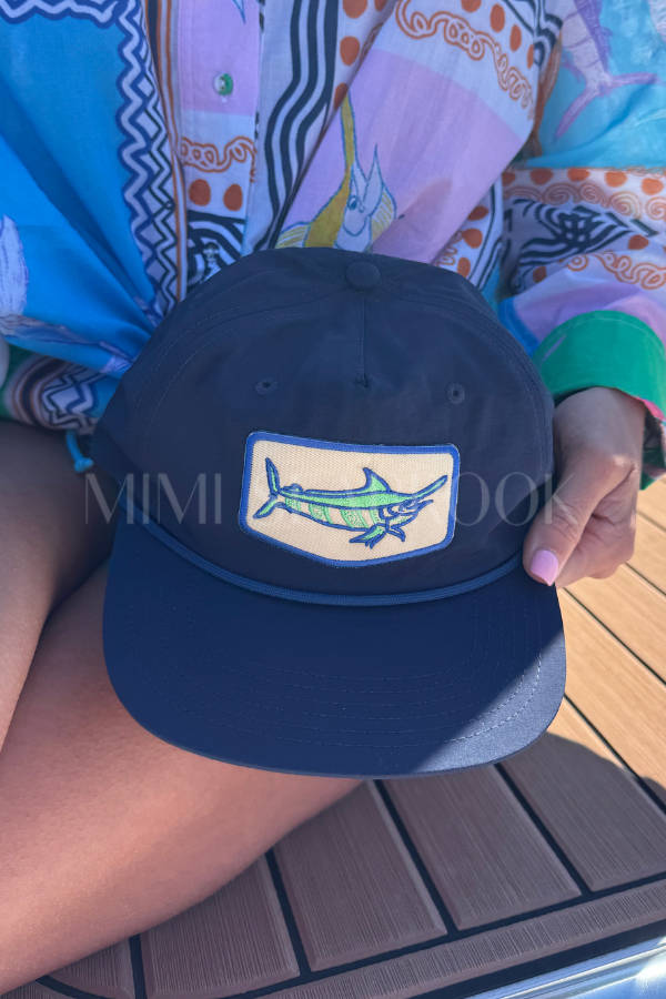 Winyah Hat x King + Pitt, Navy Marlin