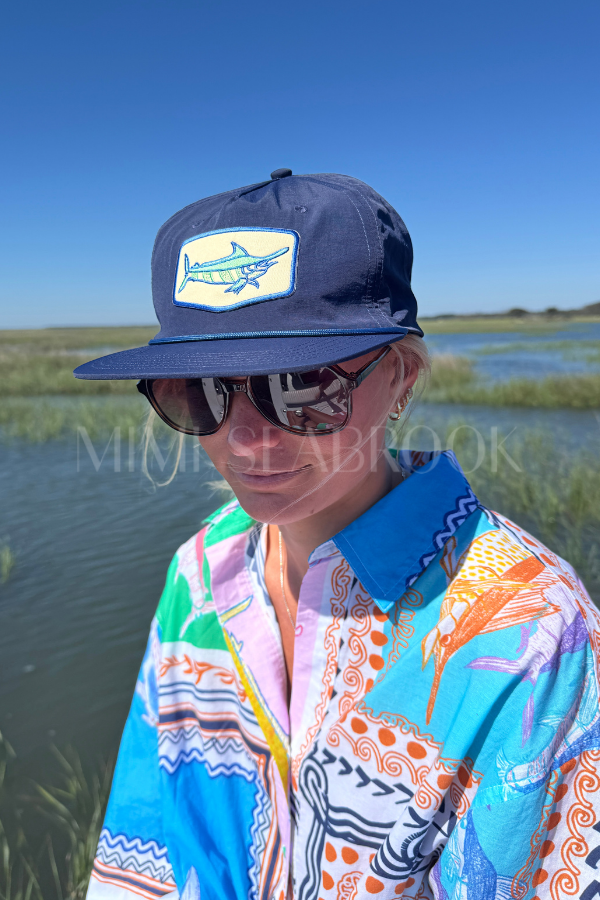 Winyah Hat x King + Pitt, Navy Marlin