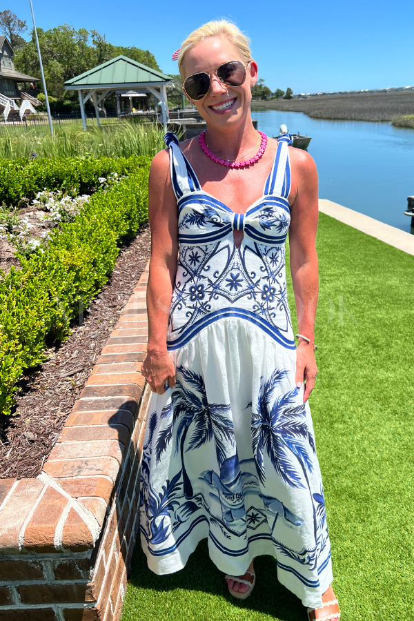Wonderful City Mix Maxi Dress by Farm Rio