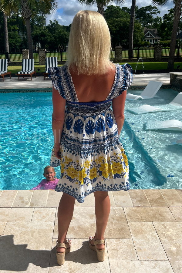 Zuli Off-White Mini Dress by Farm Rio