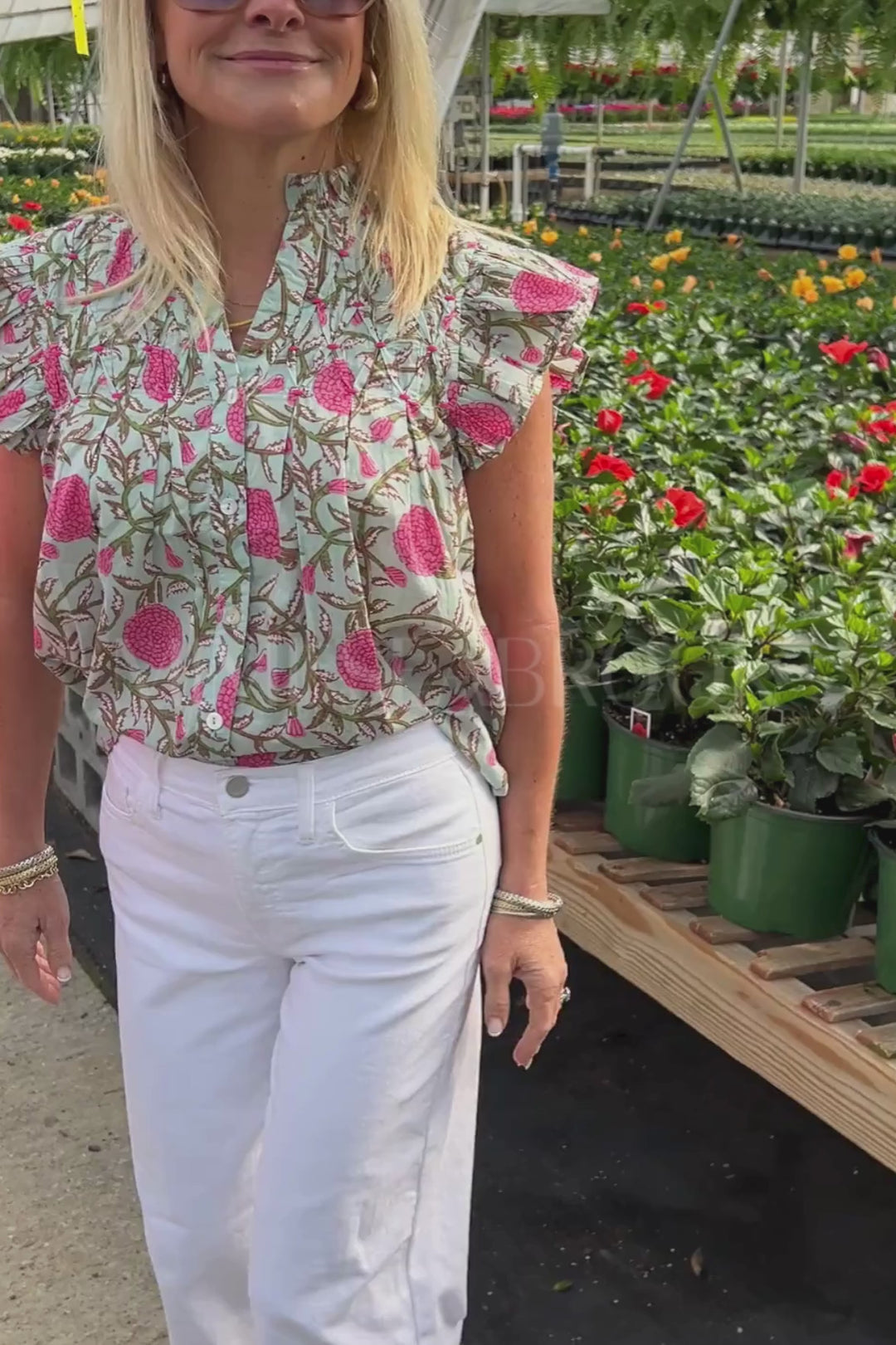 Burgess top, pink