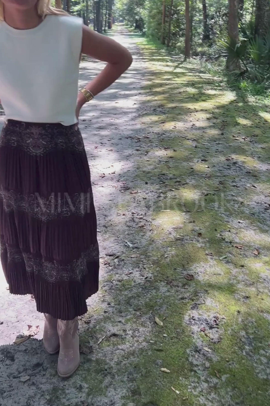 Cecil skirt, burgundy